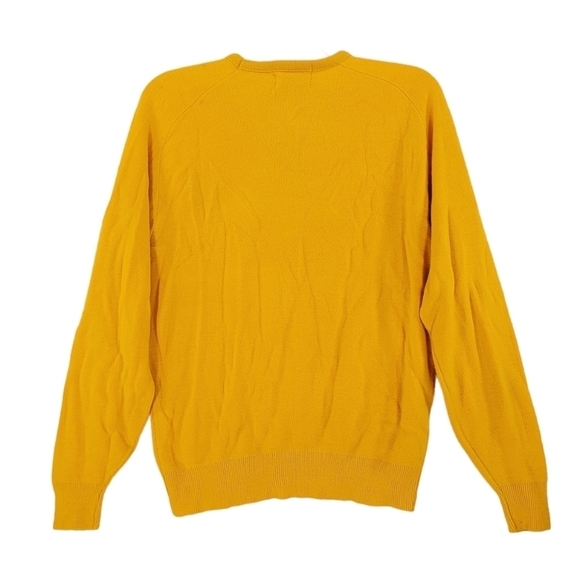 VTG Game Day Sweater Mens XL Solana Designs Dallas Gold Fleece V-Neck USA Made - Picture 10 of 10